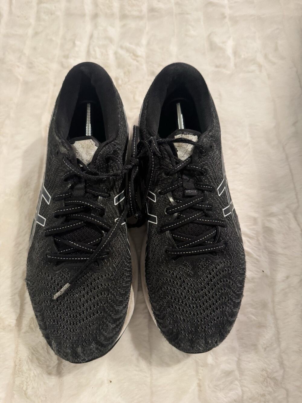 ASICS Gel Cumulus Running Shoes Men's Size 9 Black Gray White Athletic Sneakers